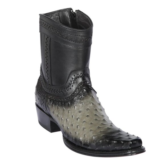 Los Altos Ostrich Faded Oryx European Square Toe Men’s Boot main image 0